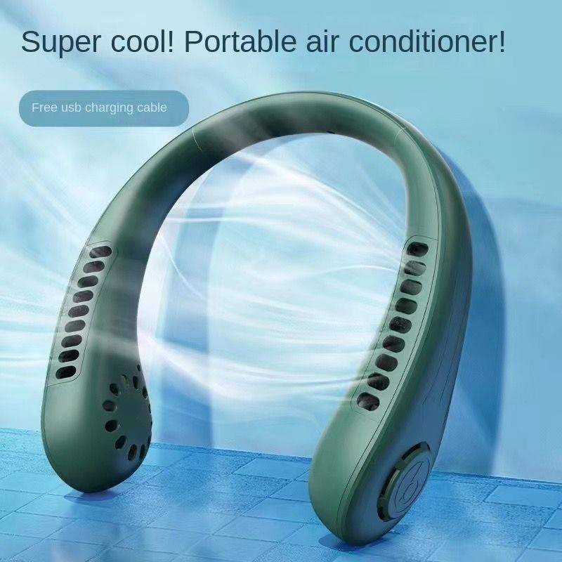 Portable Rechargeable Neck Fan USB