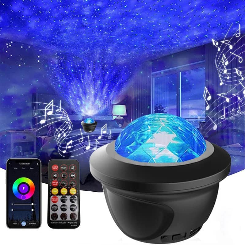 360 GALAXY  LIGHT PROJECTOR,STARRY NIGHT  & BLUETOOTH SPEAKER