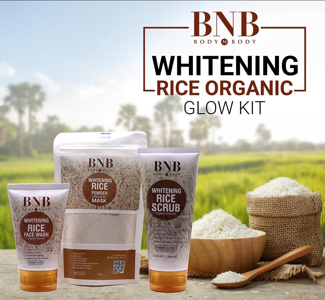 BNB Rice Brightening Glow Kit 3in1