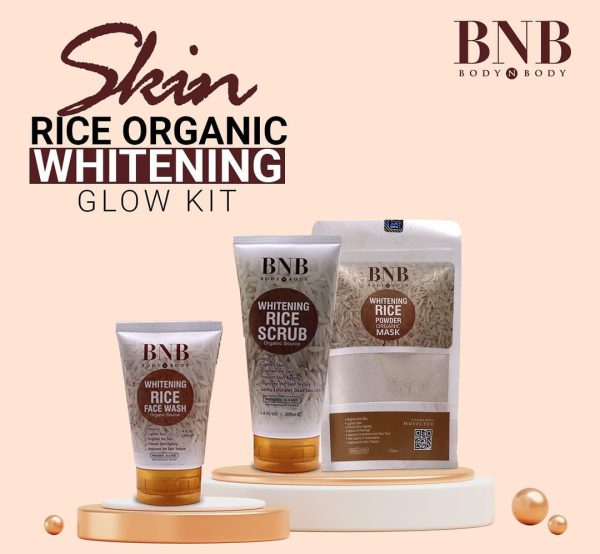 BNB Rice Brightening Glow Kit 3in1