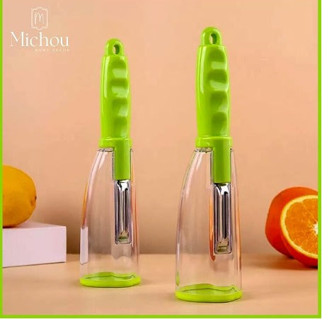 Multi-Fruit Vegetable peeler 3 In 1 with storage box peeling knife