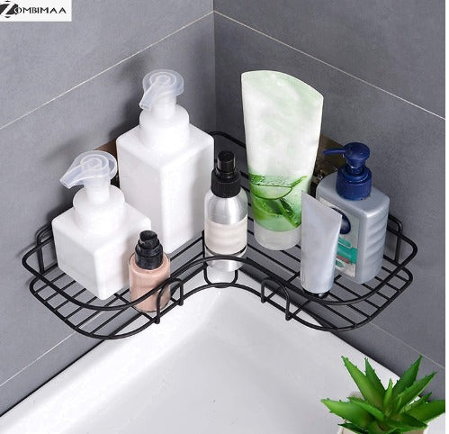 Triangular Corner Metal Washroom / Kitchen Stand- Multi Purpose Stand